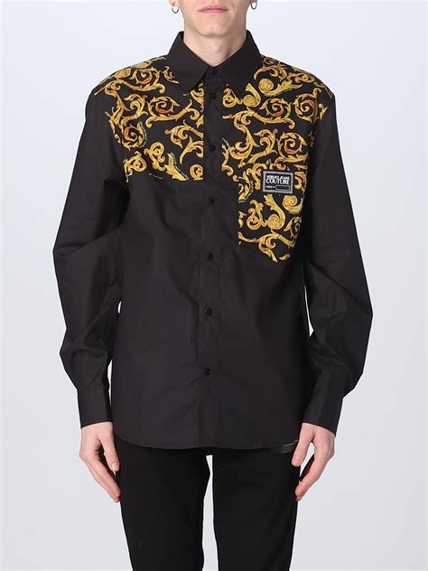 versace jeans shirt black|versace jeans couture salford.